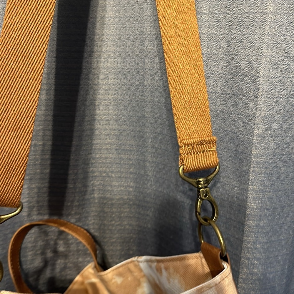 Thirty One Tan Tie Dye Print Bag - Picture 6 of 7